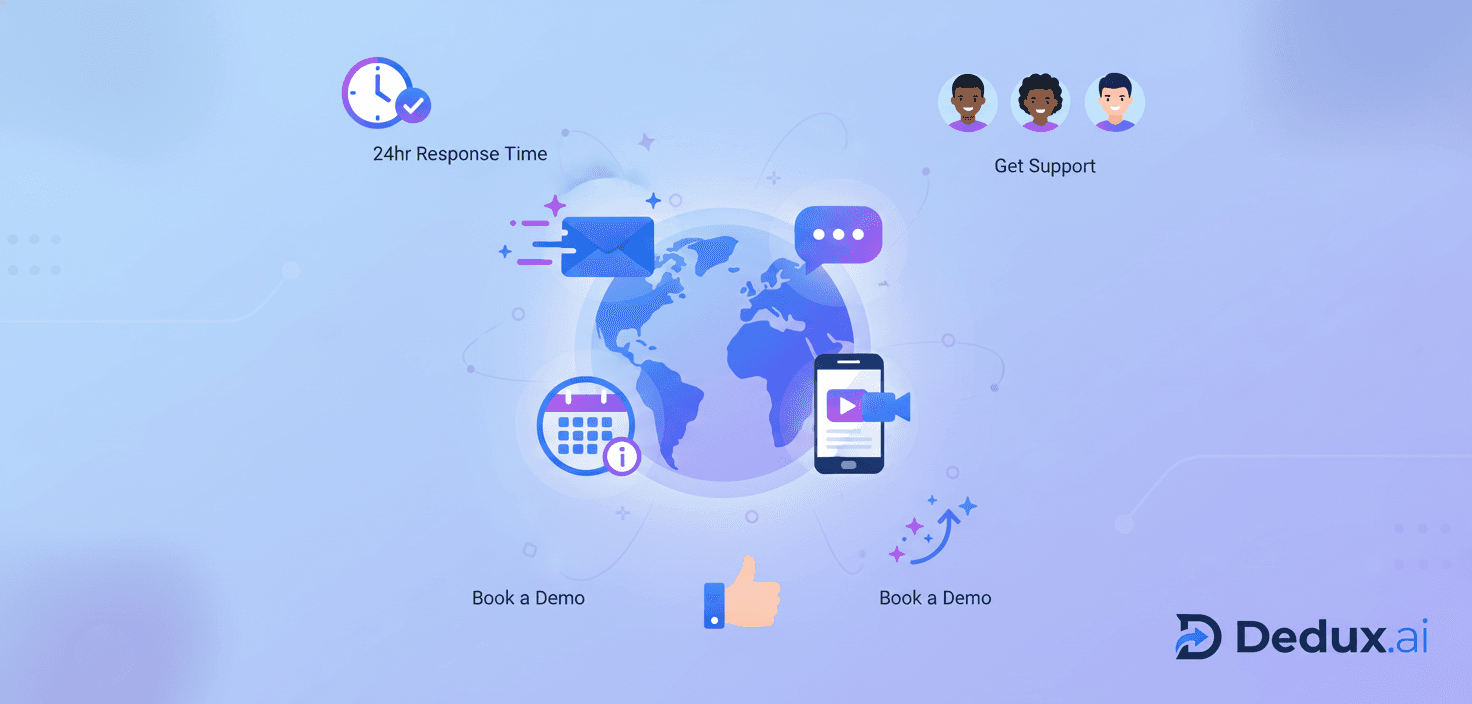 AI brain emitting data streams to sales funnel and communication icons